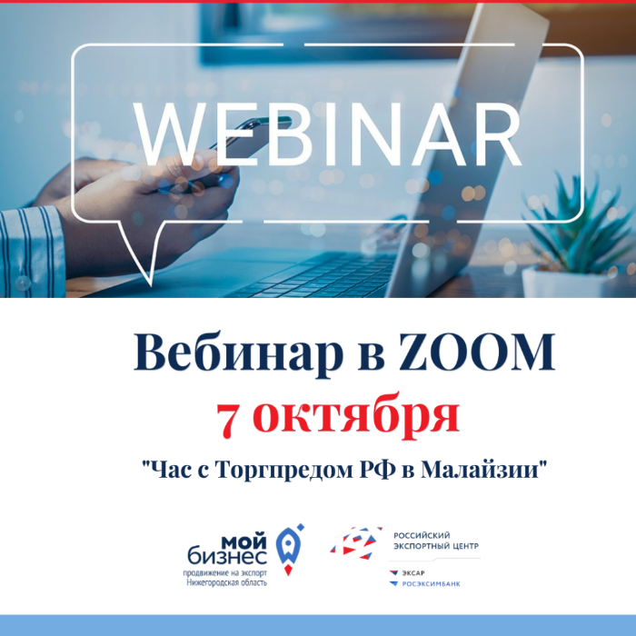 Онлайн-семинар «Час с торгпредом РФ в Малайзии» на платформе Zoom